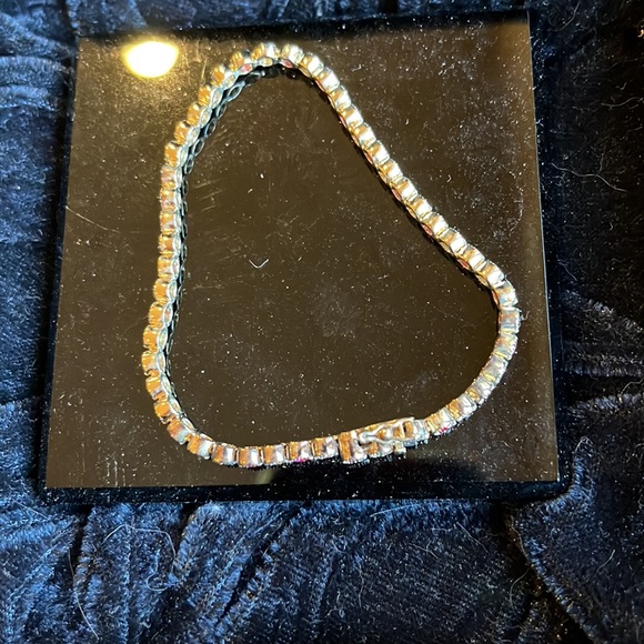 QVC Ruby and diamond gold tone bracelet - Picture 4 of 10